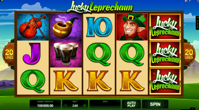 “Lucky Leprechaun fun88 เด ส ก์ ท็ อป” สามารถชนะได้ 2000 เหรียญ และมีเส้นทางชนะรวมทั้งสิ้น 30 เส้น!