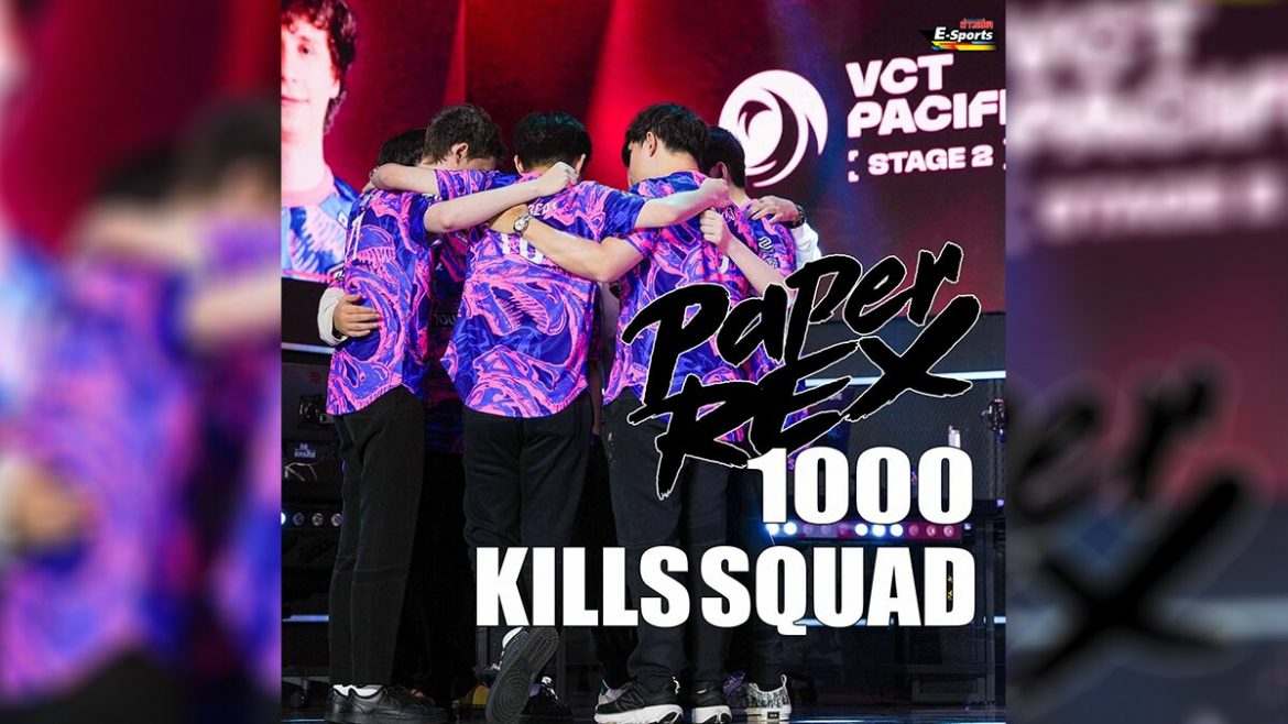 vip fun88 
                        เปิดสถิติเพลเยอร์ Paper Rex รายคน หลังเก็บทะลุ 1000 Kills ยกตี้