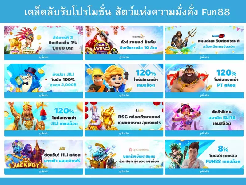 สัตว์แห่งความมั่งคั่ง Fun88